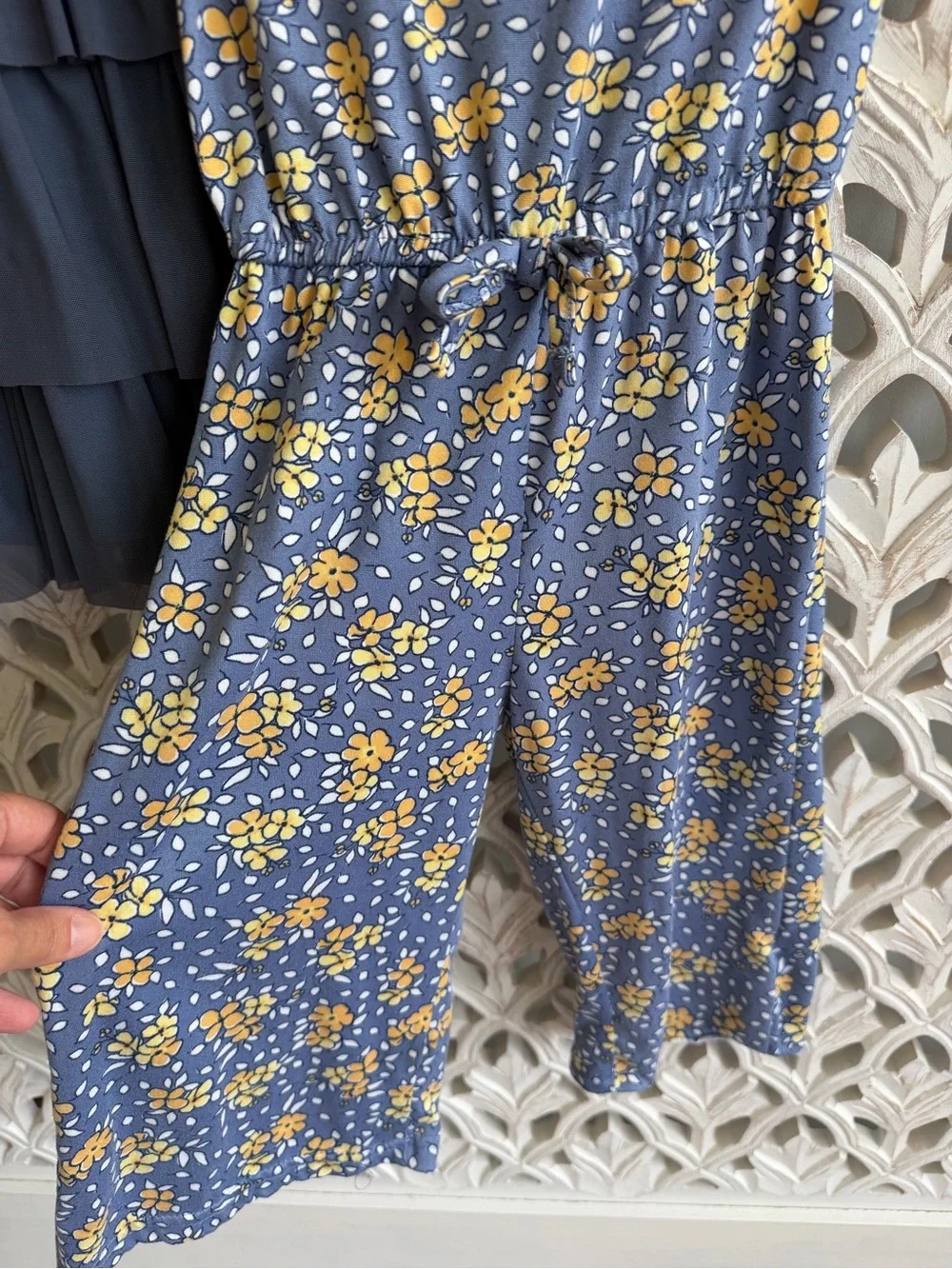 Summer Blues Dress and Romper set, 4T Includes Hanna Andersson